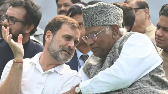 राहुल गांधी और मल्लिकार्जुन खड़गे