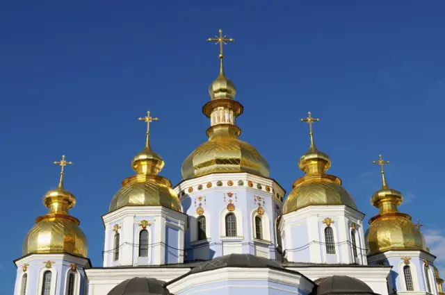 કિએવ ખાતે આવેલ ઐતિહાસિક સેન્ટ માઇકલ મોનાસ્ટ્રી