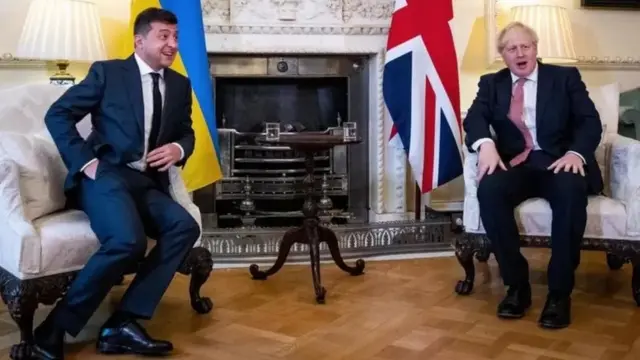 Британия Бош вазири ва Украина президенти