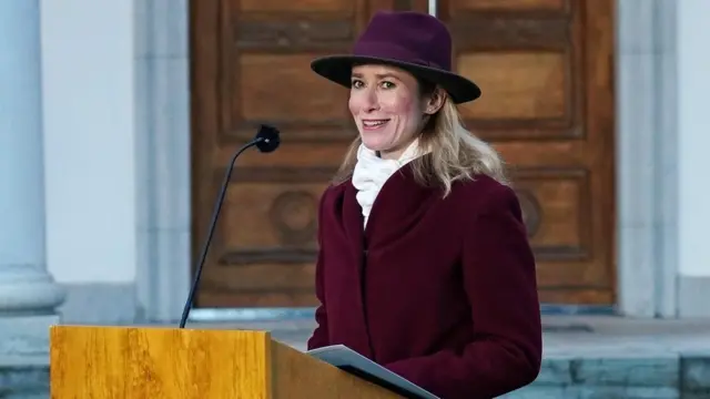 Кая Каллас представляет новое правительство Эстонии