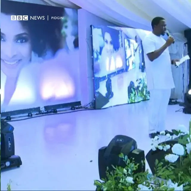 Pipo wear white for d service of songs