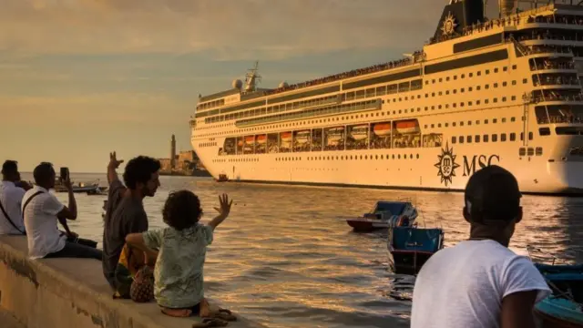 cruise ship in Cuba