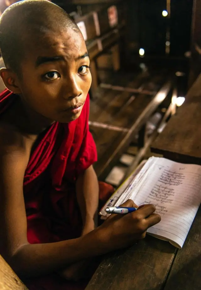 Biksu, Buddha, Myanmar