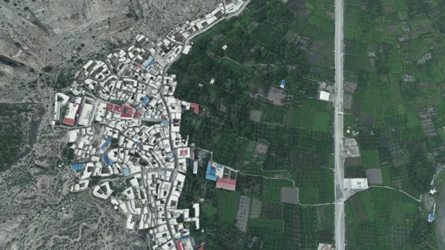 ड्रोनबाट खिचिएको दृश्य