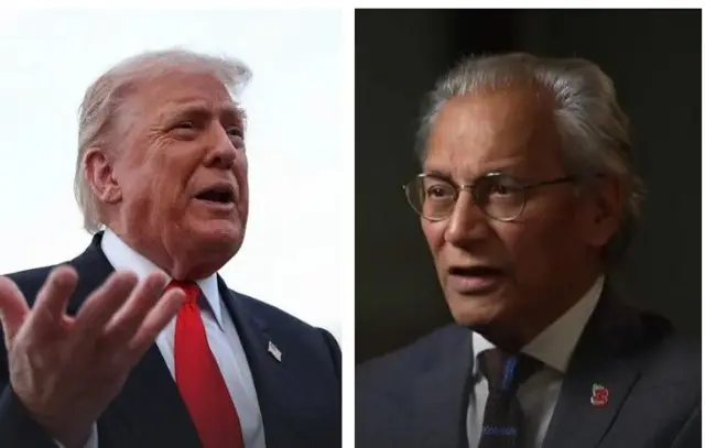 Donald Trump na Samir Sha