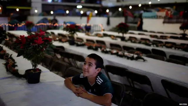 mexico migrant, christmas