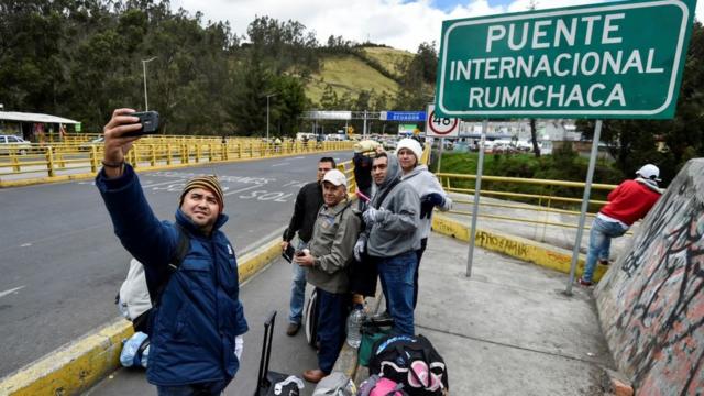 Ponte Internacional Rumichaca, entre Colômbia e Equador