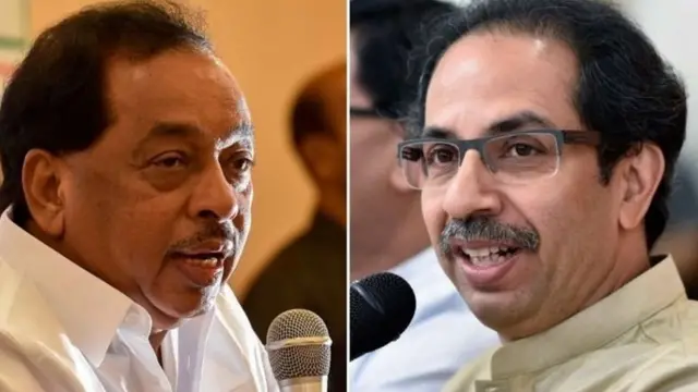 नारायण राणे आणि उद्धव ठाकरे