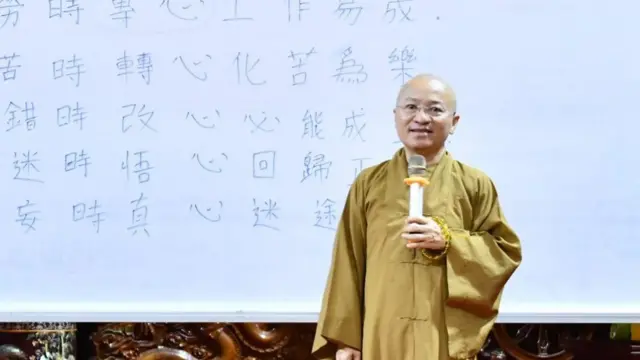 Thượng tọa Thích Nhật Từ, trụ trì chùa Giác Ngộ tại TP HCM