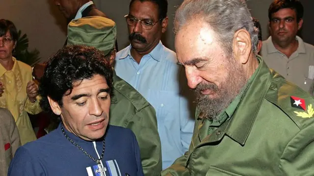 Марадона и Кастро