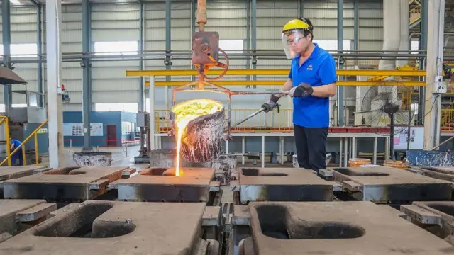 Çin'de bir çalışan