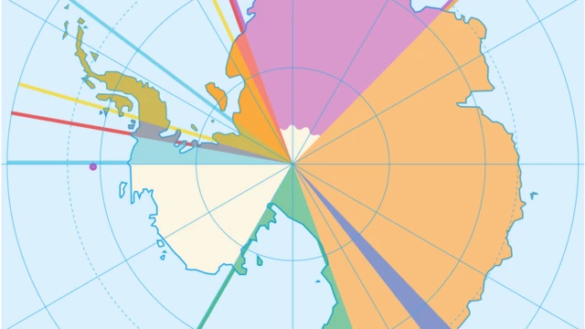 Mapa mostra reivindicações territorais na Antártida; áreacasa de aposta esporte netbranco não foi pleiteada