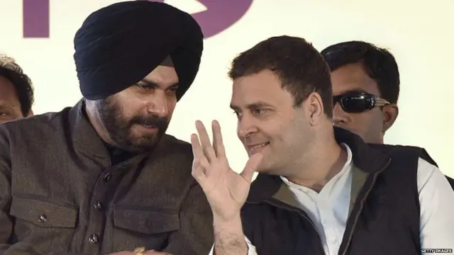 ਨਵਜੋਤ ਸਿੰਘ ਸਿੱਧੂ ਅਤੇ ਰਾਹੁਲ ਗਾਂਧੀ