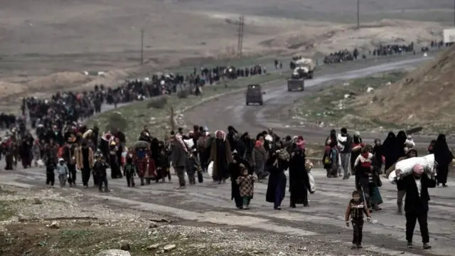 सीरिया से लोगों का पलायन