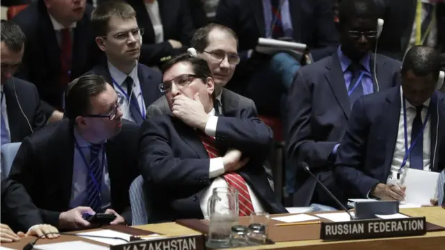 Российская делегация в Совбезе ООН