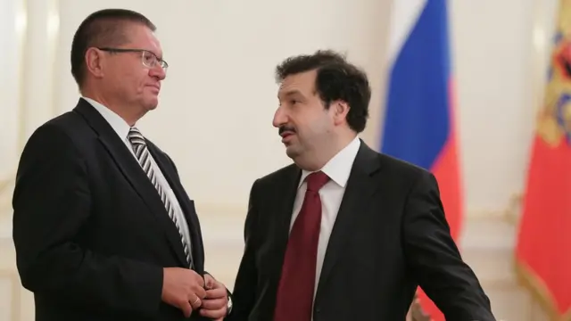 Владимир Мау и Алексей Улюкаев в 2013 году