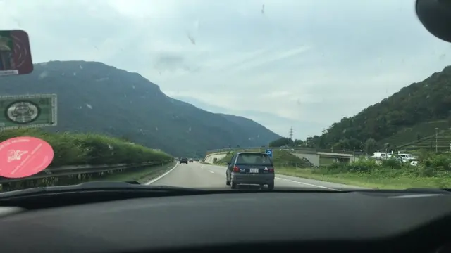 Вид из окна машины