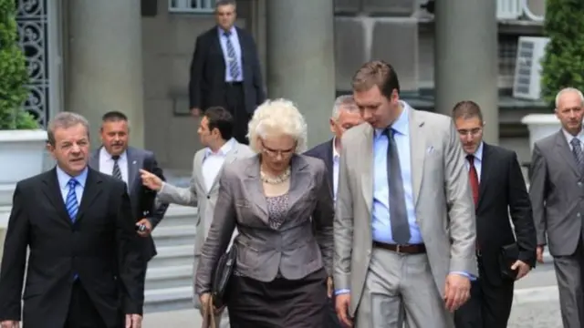 Јоргованка Табаковић и Александар Вучић