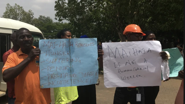 Di workers say dey DG dey dodge di mata