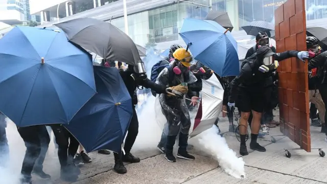 протесты в Гонконге