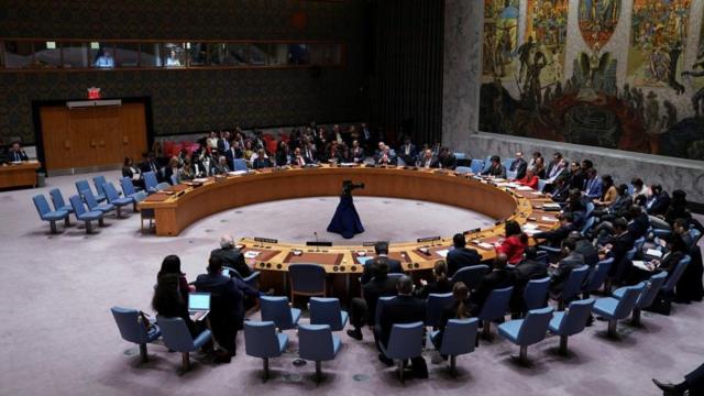 即時停戦の決議案にアメリカが拒否権発動 国連安保理 BBCニュース