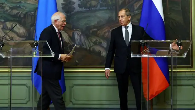 Жозеп Боррель, Сергей Лавров