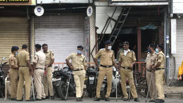 मुंबई पोलिसांचे एक संग्रहित छायाचित्र