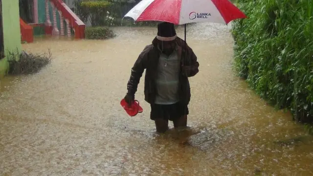 இலங்கையில் இயற்கை அனர்த்தங்களினால் ஐவர் உயிரிழப்பு : சில நகரங்கள் நீரில் மூழ்கின.