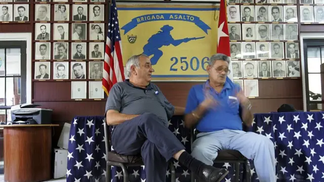 Veteranos de Bahia Cochinos.