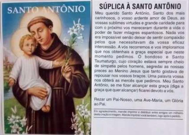 Santinho de Santo Antônio