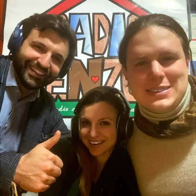 De izquierda a derecha, Alessandro Cultraro, Giovana Favaloro y Gianmaria Favaloro.