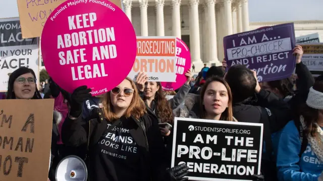 участницы "Марша за жизнь" в январе 2019 года