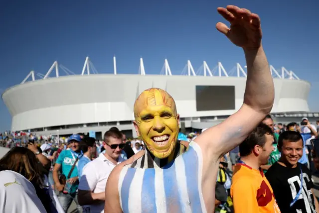 El celeste es mayoría en Rostov del Don.