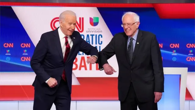 Bernie Sander na Joe Biden