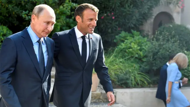 Путин, Макрон