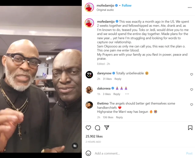 RMD share video of im and Sammie forin tribute post