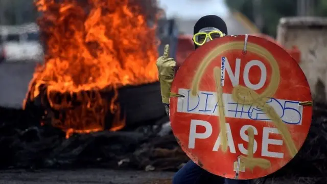 Demonstrator in Cali