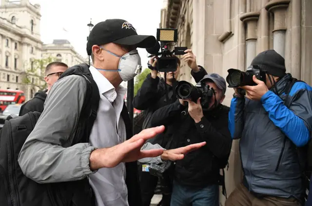 دومينيك كامنغز، كبير المستشارين السابق لرئيس الوزراء البريطاني بوريس جونسون