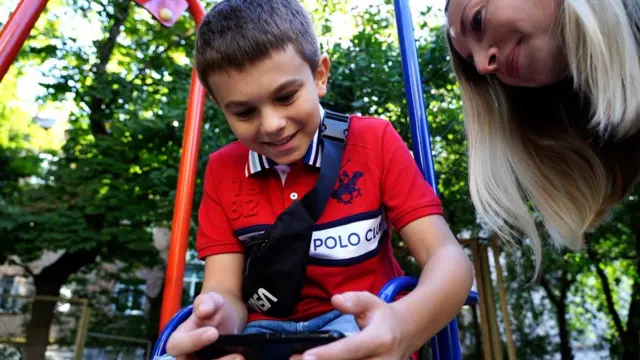 марина з сином вовою