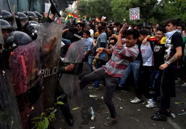 مظاهرات في بوليفيا