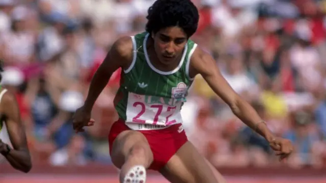 Nawal en pleine course