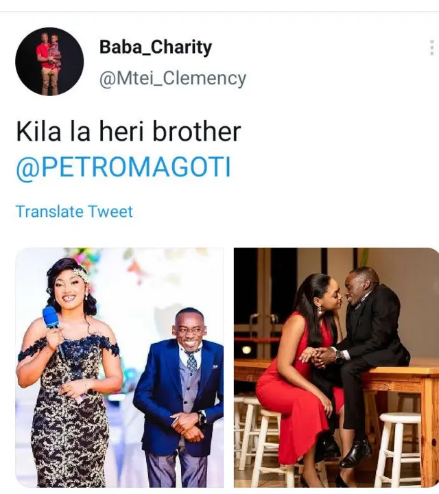 Petro Magoti and joyce marriage