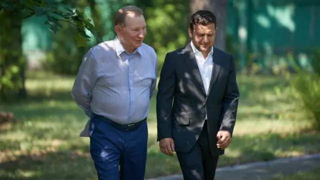 Леонід Кучма, Володимир Зеленський 