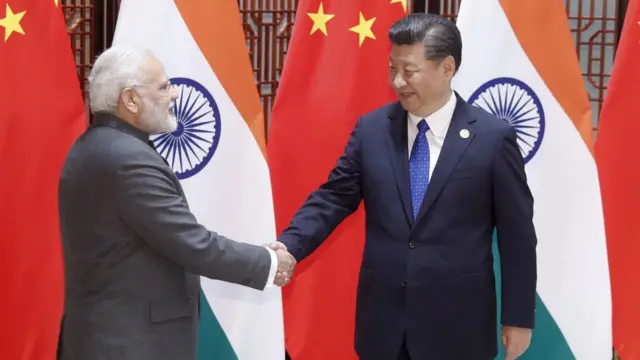 প্রধানমন্ত্রী মোদী ও প্রেসিডেন্ট শি