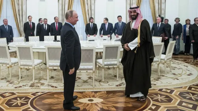 محمد سلمان اور صدر ولادمیر پوتن