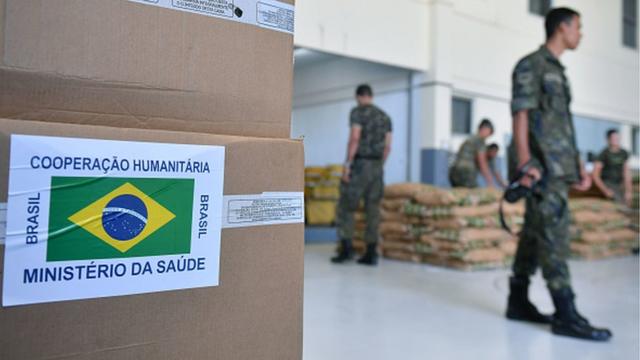 Ayuda humanitaria de Brasil