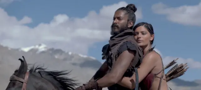 फ़िल्म 'मिर्ज़्या' में हर्षवर्धन कपूर और सैयामी खेर