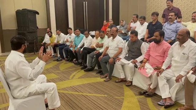 एकनाथ शिंदे बंड