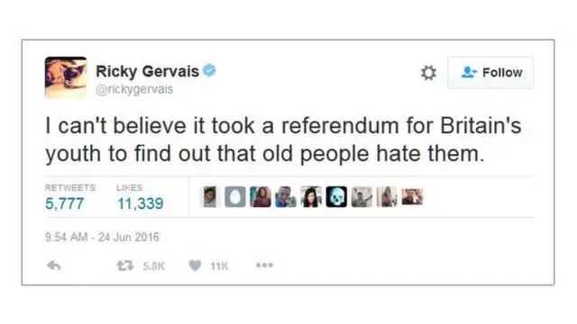 Trino de Ricky Gervais