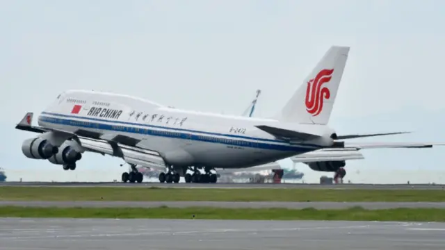 Un avión Boeing usado por Air China.
